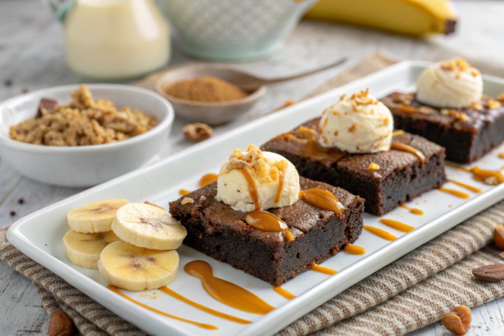 banana pudding brownies