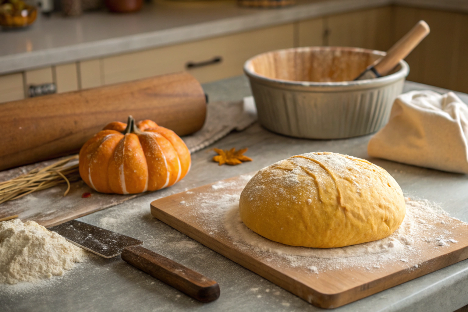 Pumpkin sourdough bread