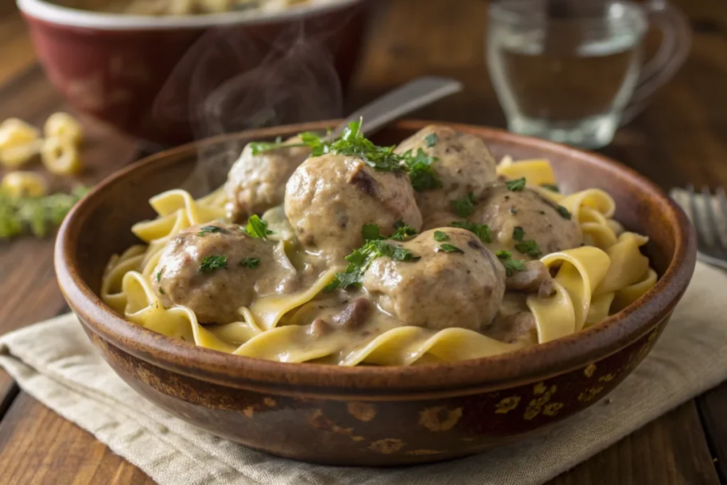 meatball stroganoff