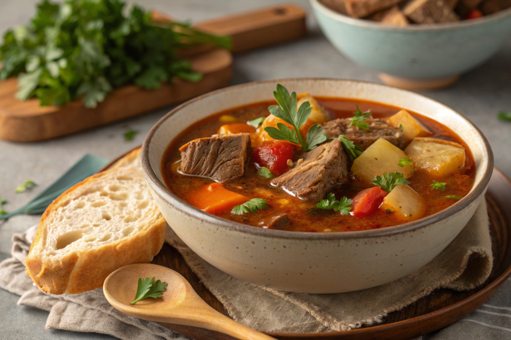 vegetable beef soup