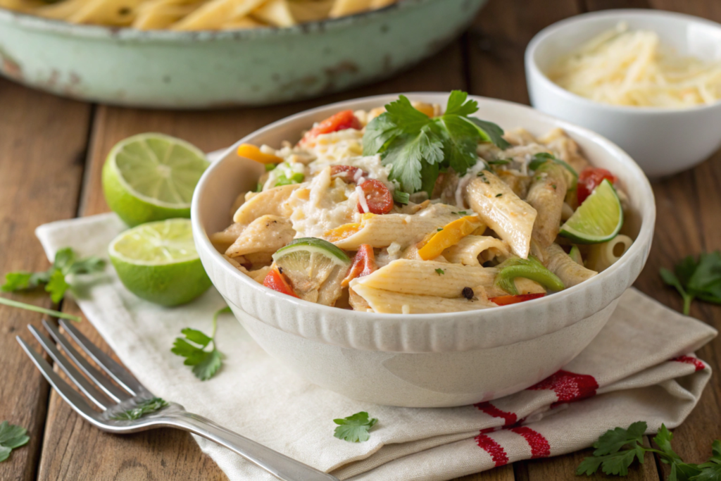 chicken fajita pasta