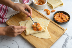 Buffalo Chicken Egg Rolls