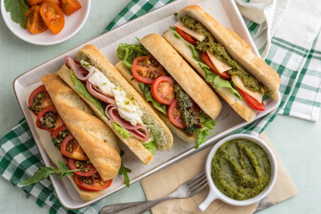 ciabatta sandwich variations