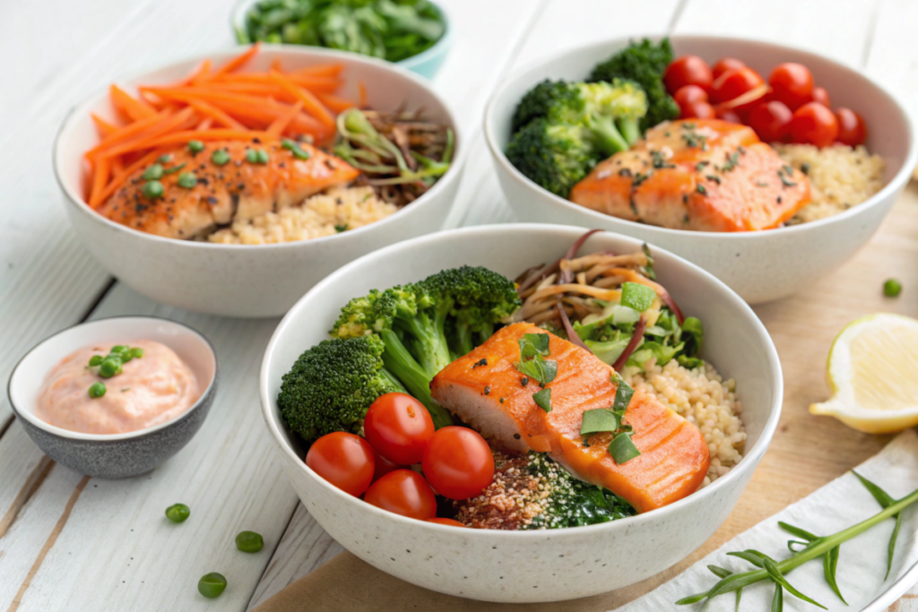 salmon bowls