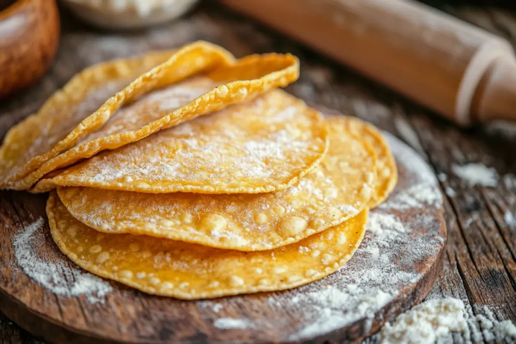 What are crispy tacos made of