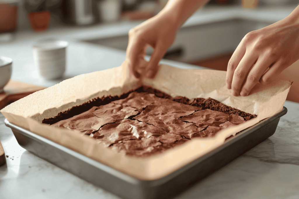 How to cut brownies into bites