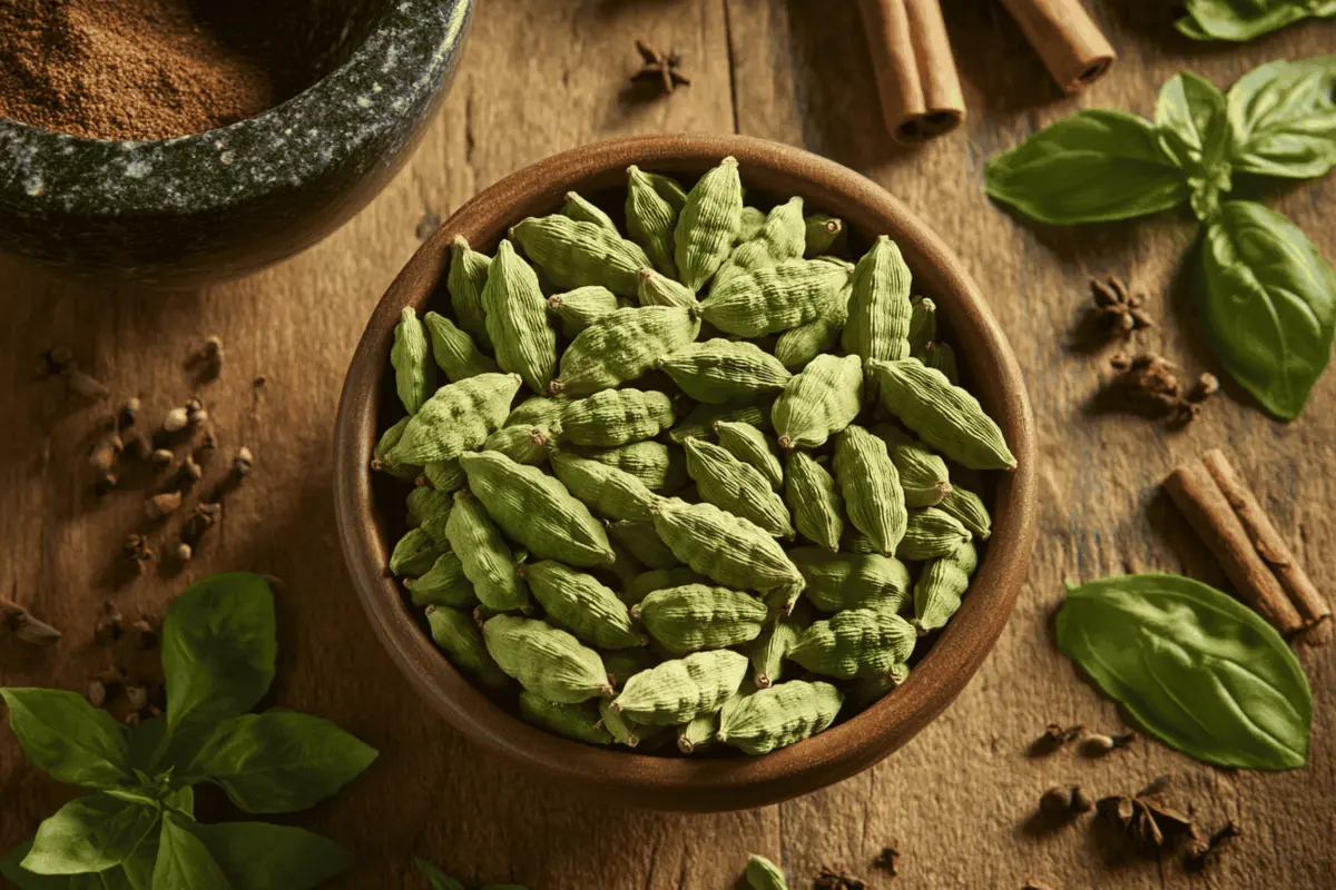 What spices pair well with cardamom