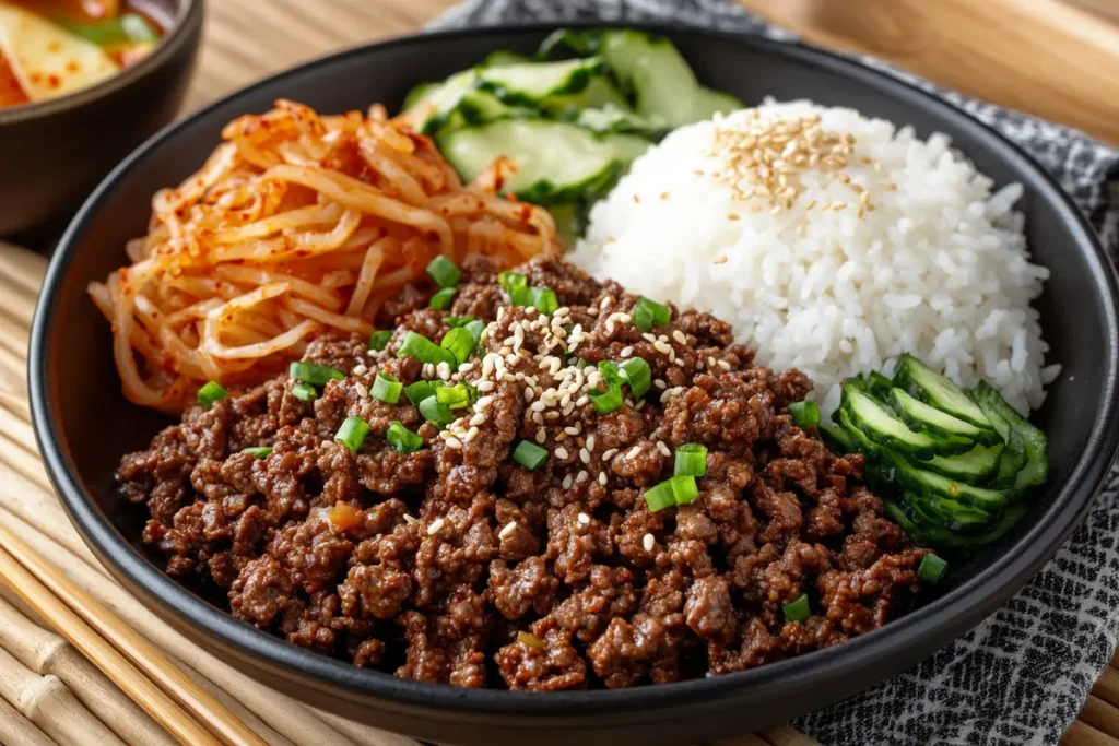 What to serve with ground beef bulgogi
