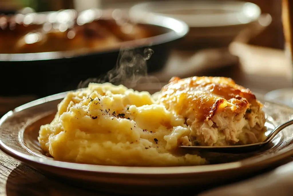 What goes with chicken casserole