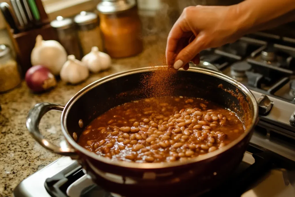 add smoke flavor to beans