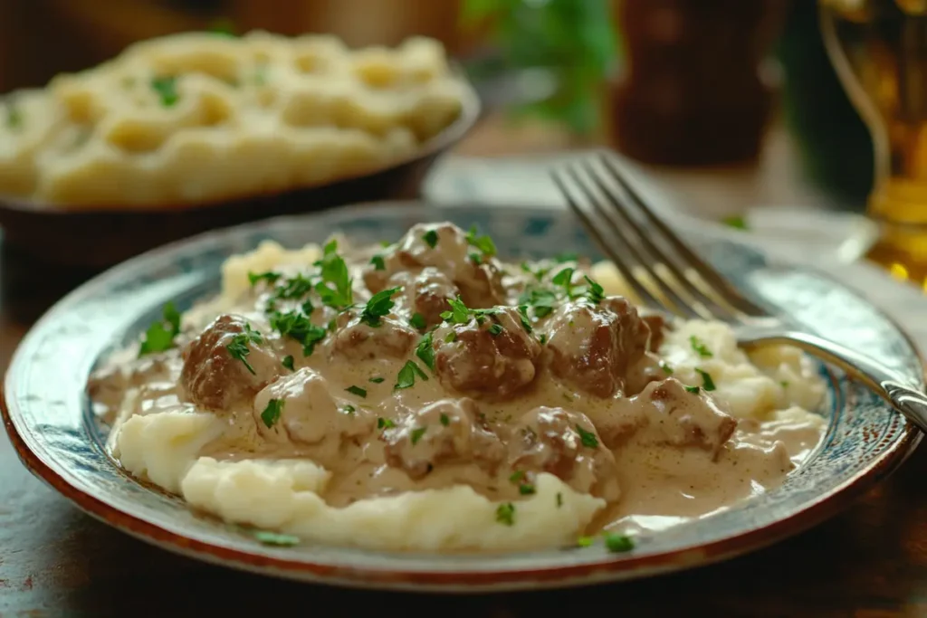 Why is it called Stroganoff