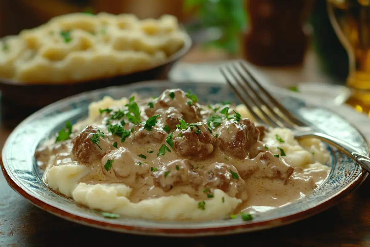Why is it called Stroganoff