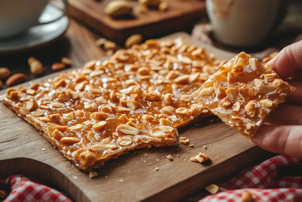 What is brittle made of