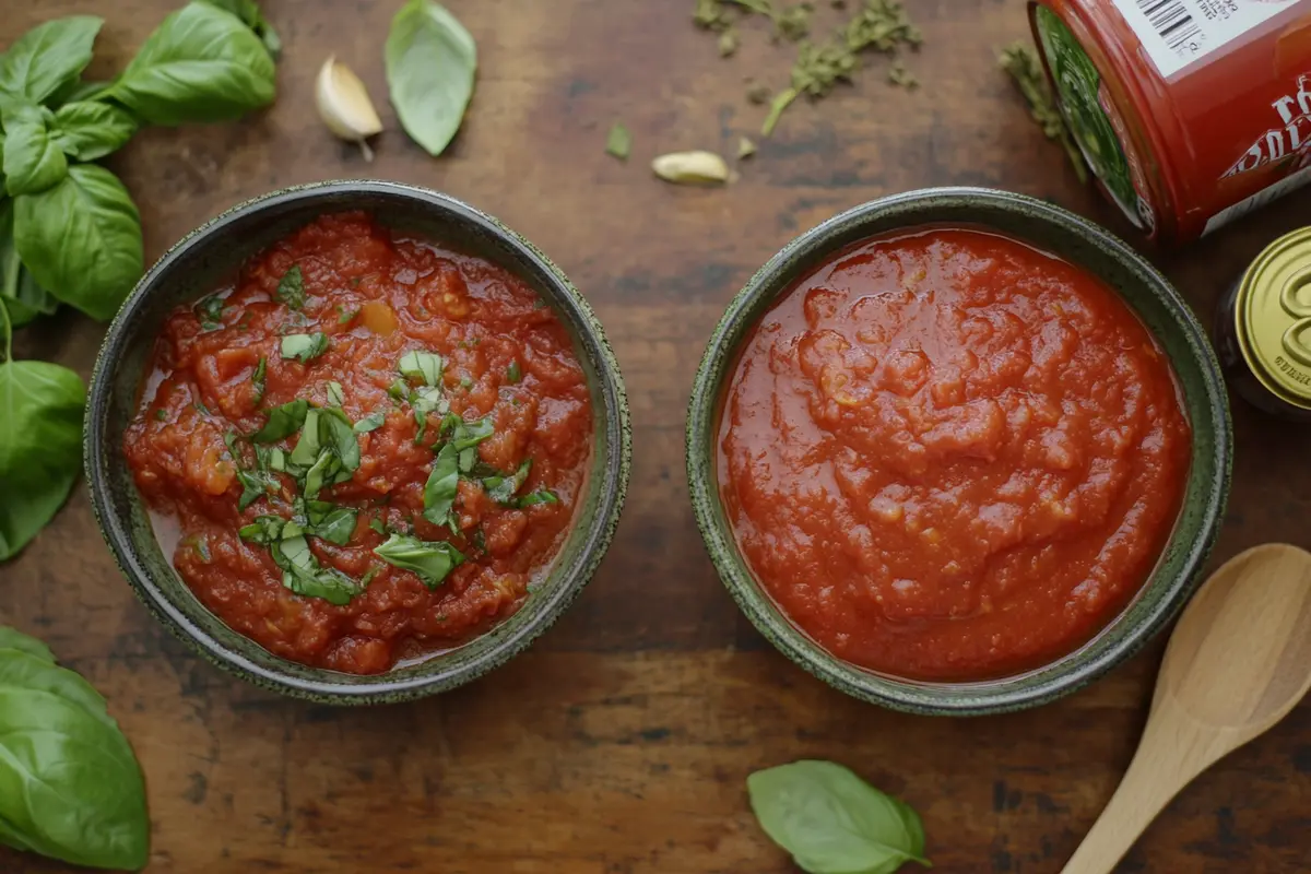 Can I use marinara sauce instead of tomato sauce?