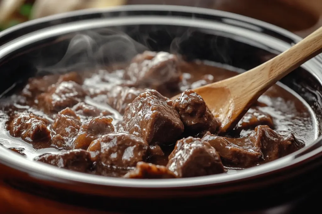 Crock Pot Beef Tips and Gravy