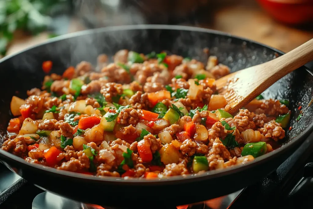 What is egg roll filling made of