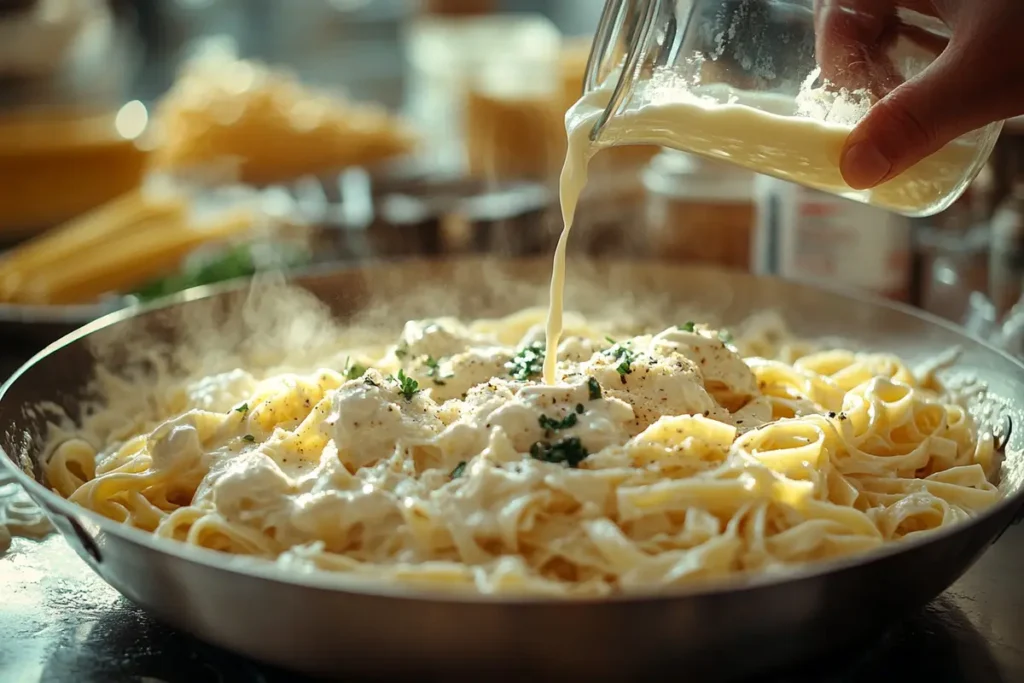 What makes pasta more creamy