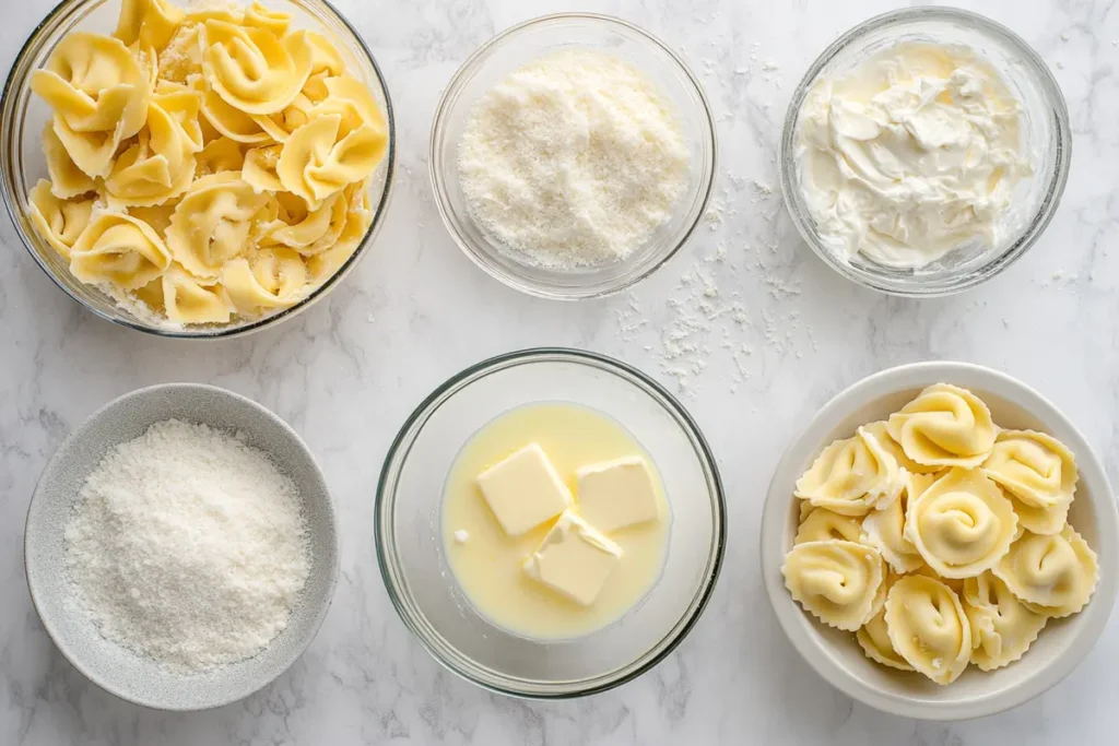 Does tortellini go with Alfredo sauce